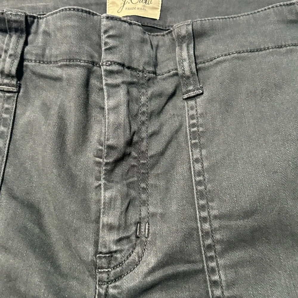 J.Crew women’s size 30 T gray stretch cargo skinny leg pants, front/back pockets